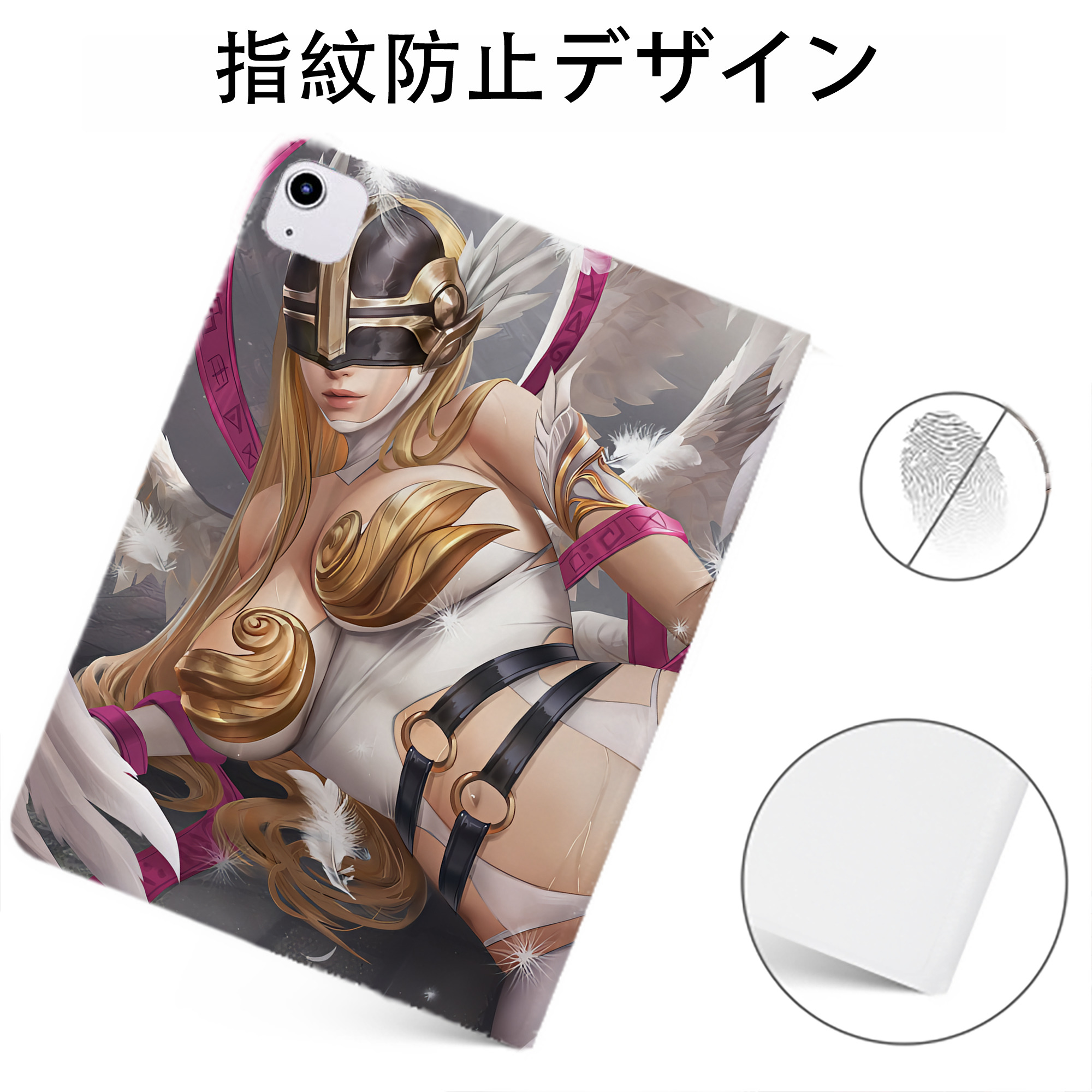 （画像用） Digimon デジタルモンスター/デジモン IPadケース ペンホルダー付き ブックスタイルデザイン
